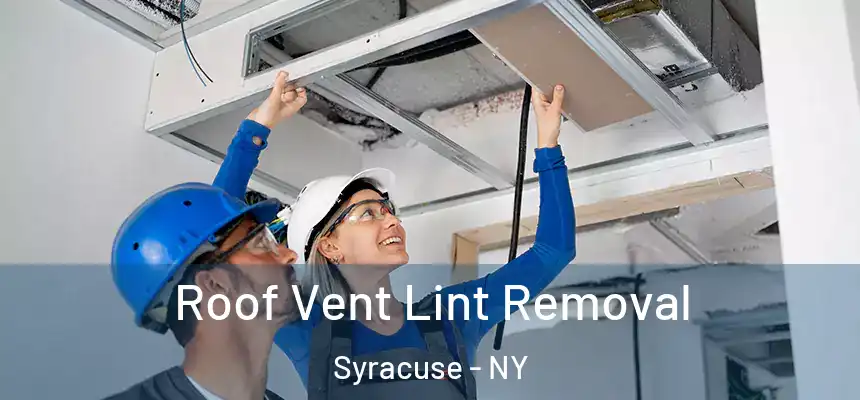 Roof Vent Lint Removal Syracuse - NY